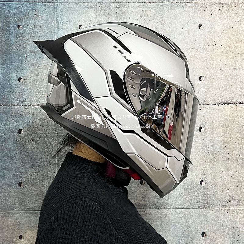 ORZ Electric Motorcycle Helmet Full Helmet Summer Helmet