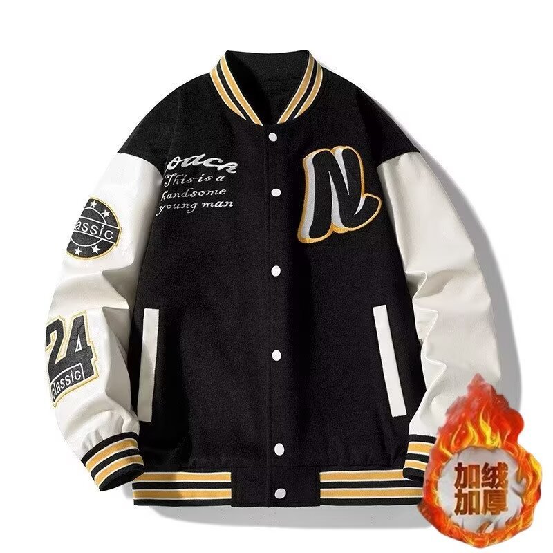 春秋痞帅棒球服外套男士高街潮牌港风日系原宿风韩版潮流宽松夹克