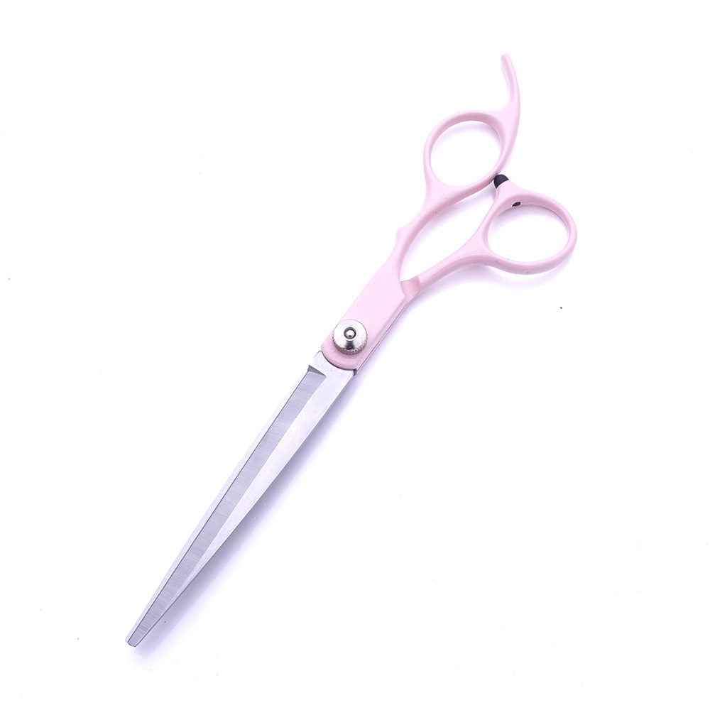 Venta directa de fábrica de tijeras para perros, herramientas de belleza para gatos, tijeras curvas, tijeras finas de belleza, tijeras de corte de pelaje de pelaje