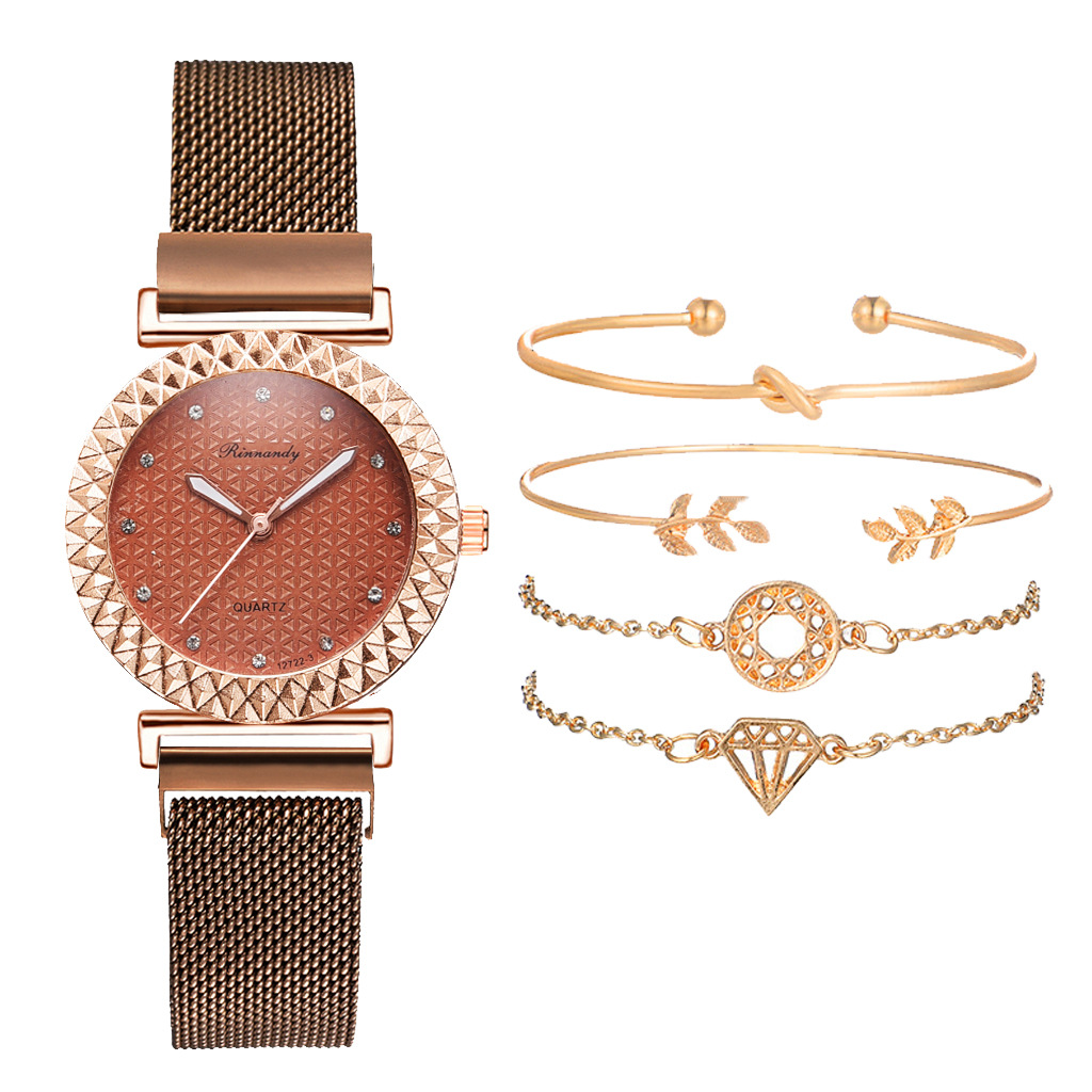 Casual Geometric Magnet Buckle Quartz Women's Watches display picture 27
