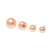 Organic earrings from pearl, accessory, 925 sample silver