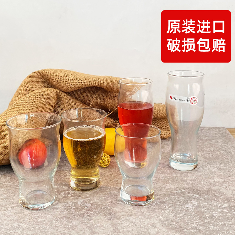 수입 파샤 파키 유리 맥주 컵 대용량 생맥주 컵 주스 컵 480ml 크리에이티브 바 와인 컵