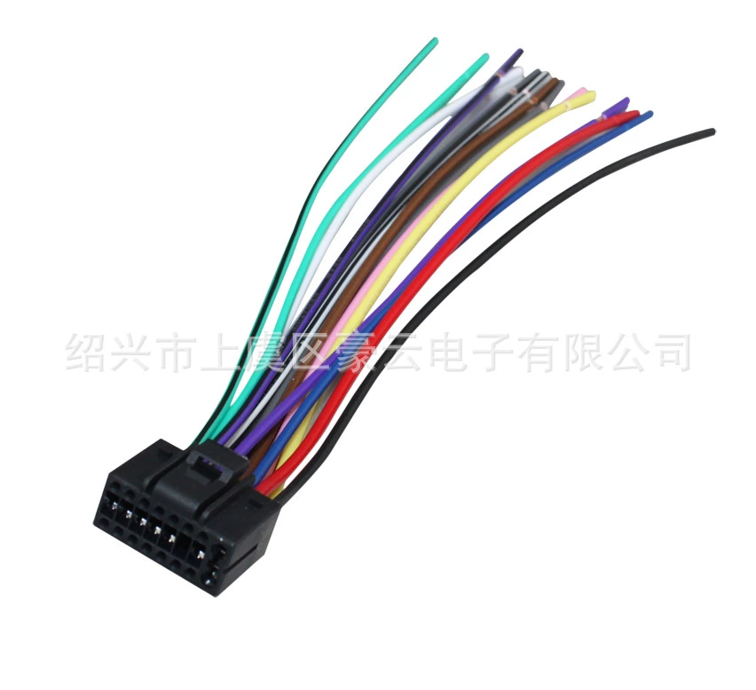 Применимо к модификации автомобиля для Jianwu KENWOOD Radio CD Хвостовая линия высококачественного жгута проводов розетки 16-контактная модификация