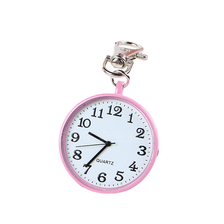 Reloj al por mayor Gran dial reloj de bolsillo de los hombres viejos reloj colgante llavero reloj de bolsillo reloj de enfermera