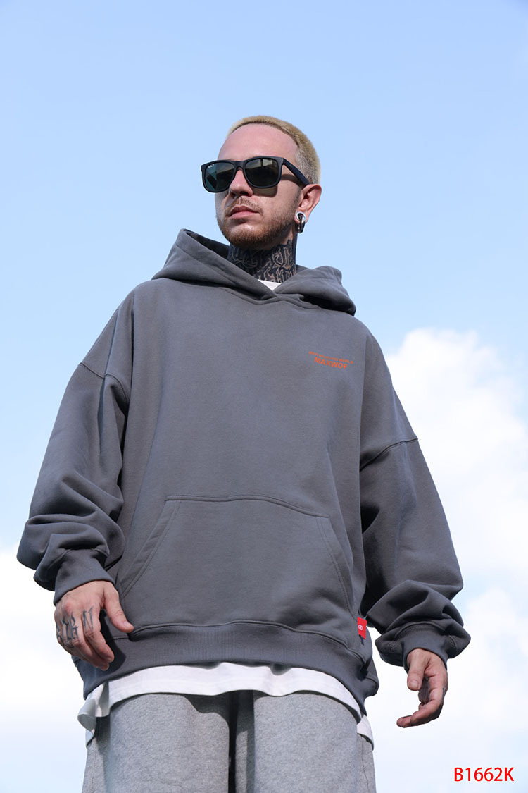 Sweat à capuche pour homme, ample, imprimé portrait, couple, style, lourd, haute qualité, original_voghion.com