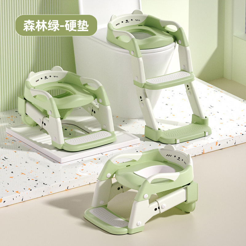 子供用トイレはしご、段付きポータブルトイレ、赤ちゃんの成長、折りたたみ式、調節可能なスリーインワントイレアーティファクト|undefined