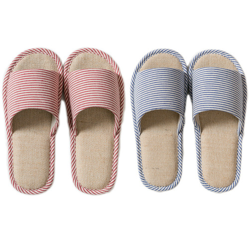 Linen Slippers for Women, Spring and Autumn Four Seasons Indoor Home Use, Cotton Linen, Squeezing Sensation, Home Decor, Anti-Slip, Summer, Men's Couple, Wholesale