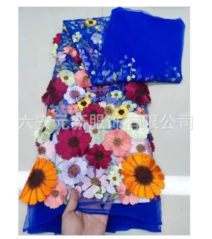 2023 nuevo europeo y americano transfronterizo Amazon colorido pastoral vestido de bola flor noche floral Correa fiesta