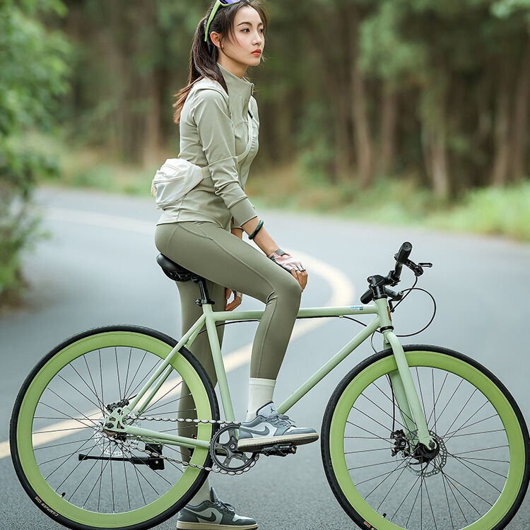 Road Bicycle Adult 700C Youth Lightweight Ultra-Light Men's Dead-Fly Flat Handlebar Racing Women's Bicycle