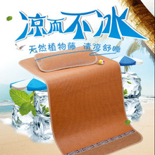 婴儿凉席透气幼儿园专用午睡小席子夏季宝宝藤冰丝双面儿童床批发