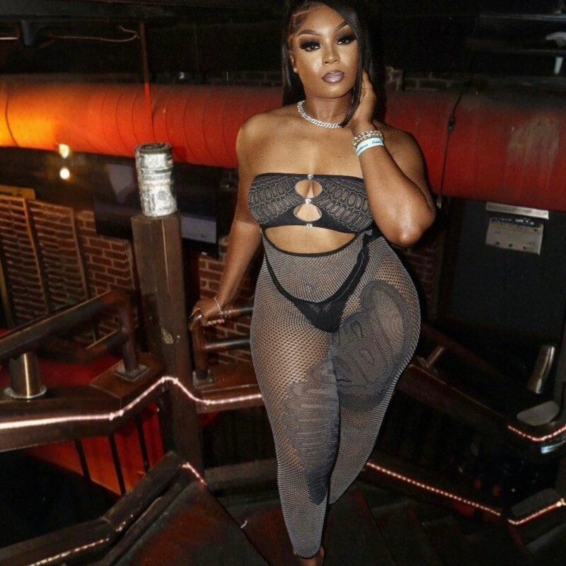 Benqian Sexy Lingerie Mesh Fashion Hollow-Out Bodysuit Women's Strapless Backless Slim Sexy Nightwear Ydt040