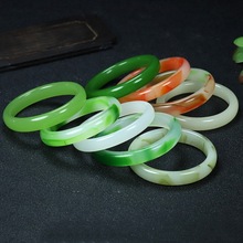 玉手镯玉石粉合成仿玉镯地摊模玉器模式货源厂家直销白玉碧玉手镯