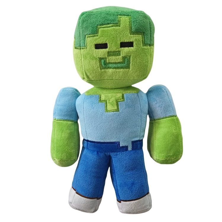 Плюшевые игрушки (Minecraft) персонажи, мягкая хлопковая набивка, множество размеров 12–55 см