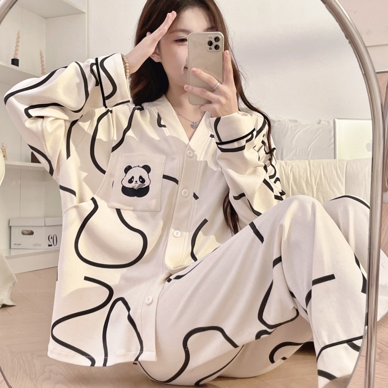 月子服春秋産後3-10月哺乳家庭服妊婦パジャマ夏の薄い妊娠期産婦|undefined