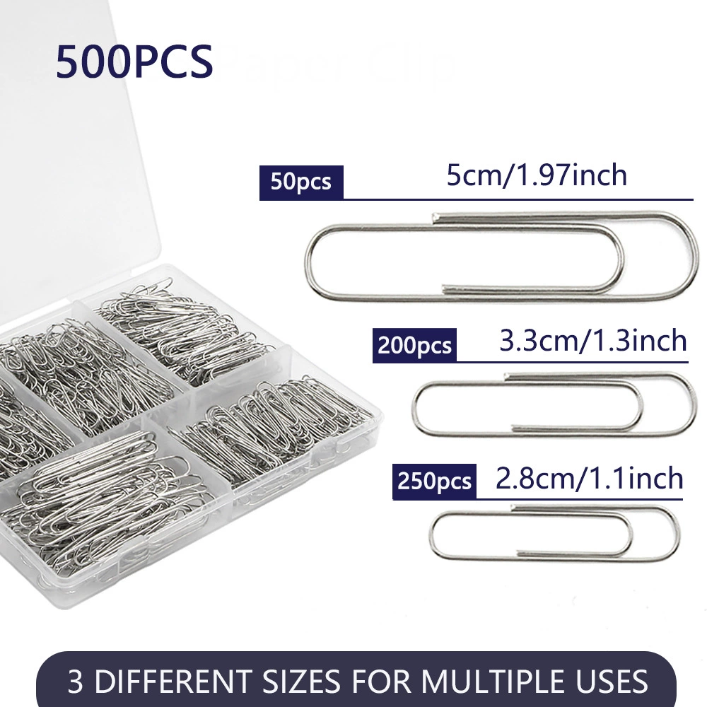 500 мульти-размерных комбинированных наборов скрепок DIY ювелирные подвески аксессуары Аксессуары для студентов