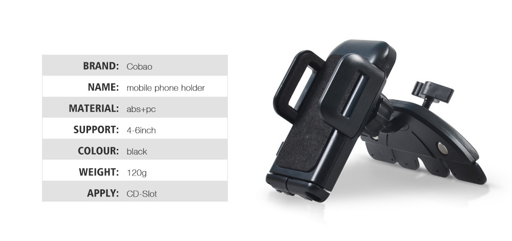 Car mobile phone holder CD port car bracket car mobile phone holder car air outlet navigation mobile phone holder