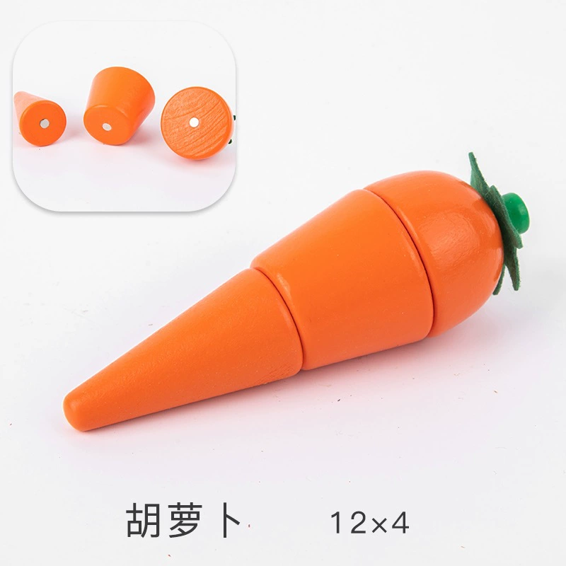 Деревянная игрушка для резки, ручной работы, 1–3 года