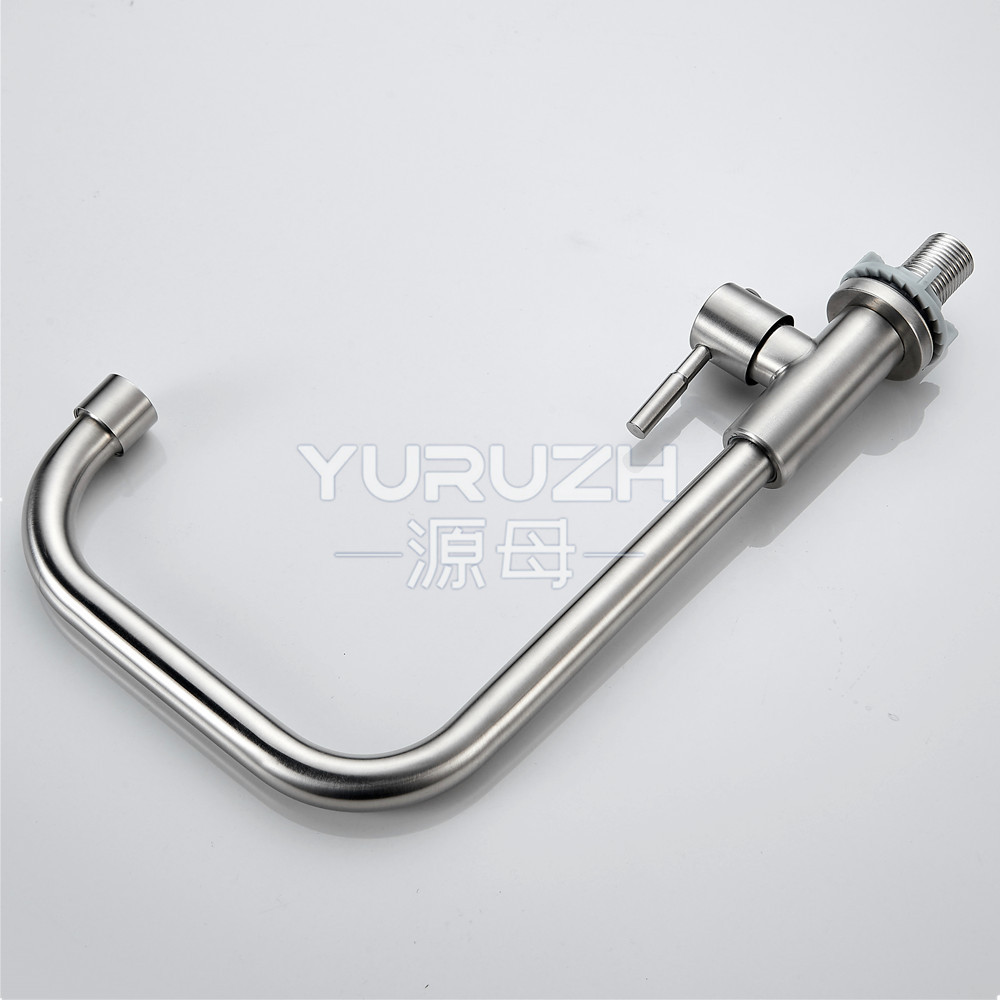 Grifos de cocina de acero inoxidable cuenca simple chorro frío fregadero rápido fuente de fábrica directa venta al por mayor