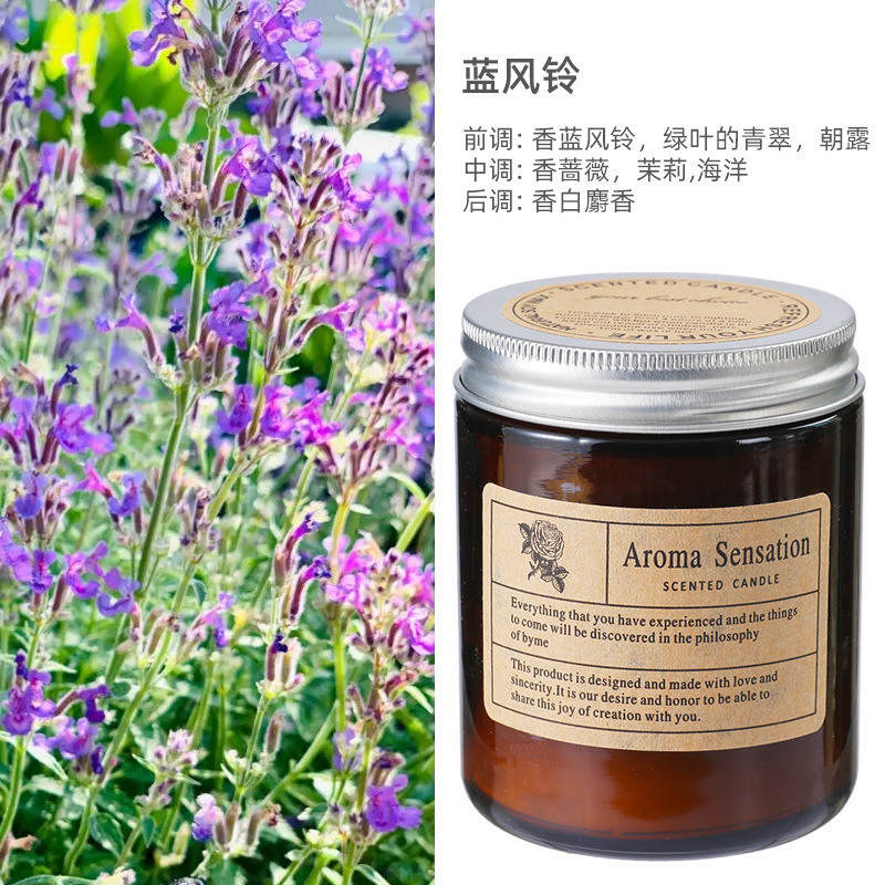 Hogar libre de humo taza de té grande aromaterapia vela DIY fragancia romántica planta cera aromaterapia regalo para las mujeres Al Por Mayor