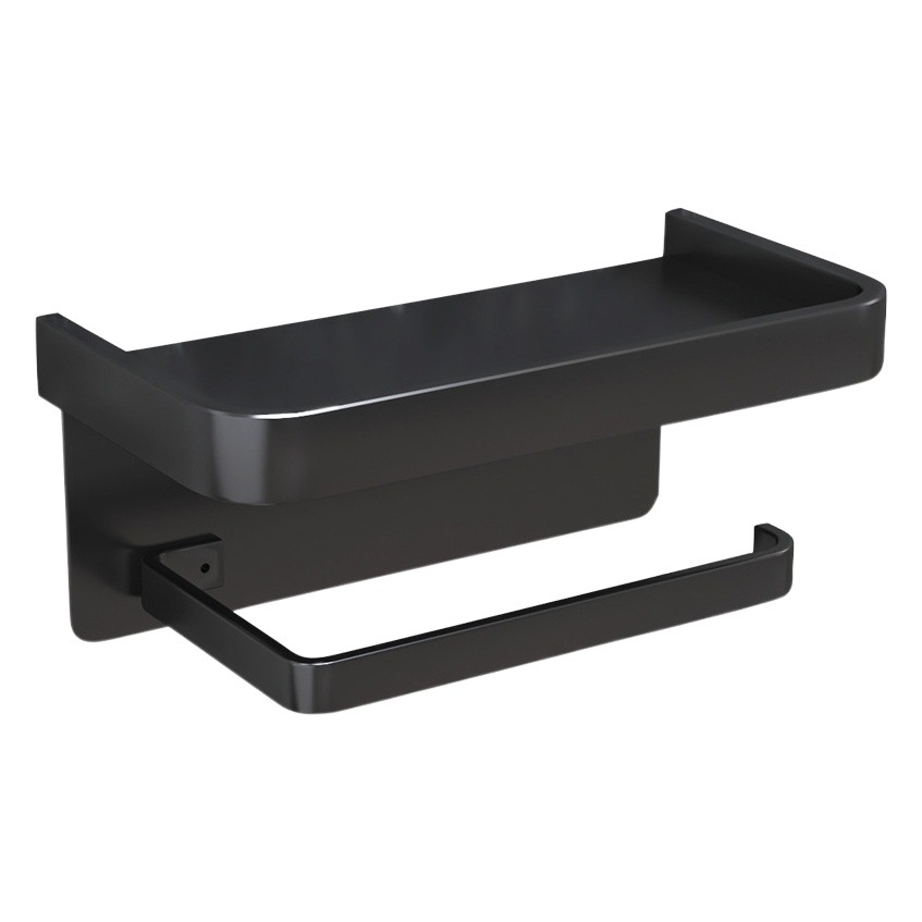 Caja de pañuelos de baño caja de pañuelos rack de almacenamiento caja de papel higiénico sin perforar montado en la pared rollo de papel titular de papel higiénico