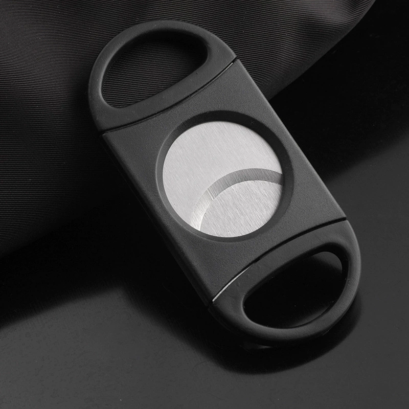 Резак для сигар из нержавеющей стали, двусторонний нож для сигар, ножницы для сигар, креативные аксессуары для курения сигар, резак для сигарет, индивидуальный заказ