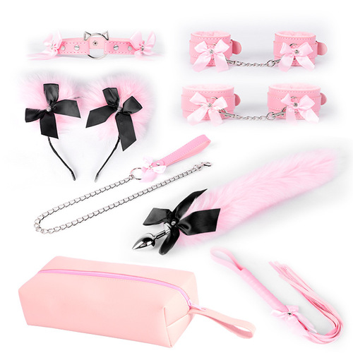 Sexual products SM props bondage restraint kit handcuffs storage bag manufacturer wholesale dropshipping