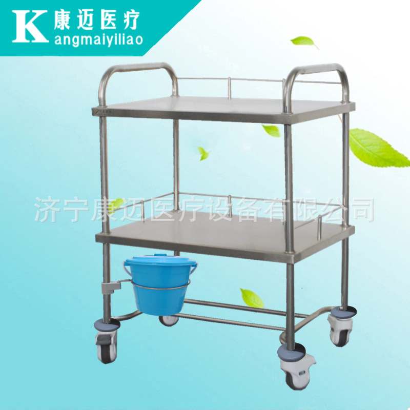 304不锈钢器械车医用不锈钢推车医用仪器车多功能推车