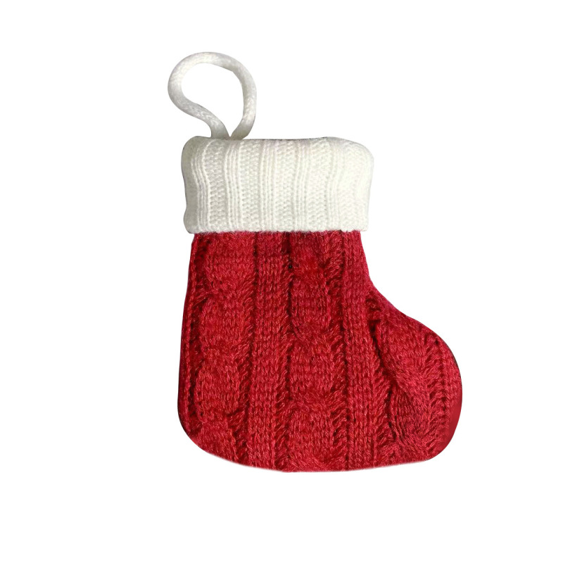 クリスマス装飾用品 クリスマスカトラリーセット ミニクリスマスソックスペンダント クリスマスツリー装飾ソックスペンダント|undefined