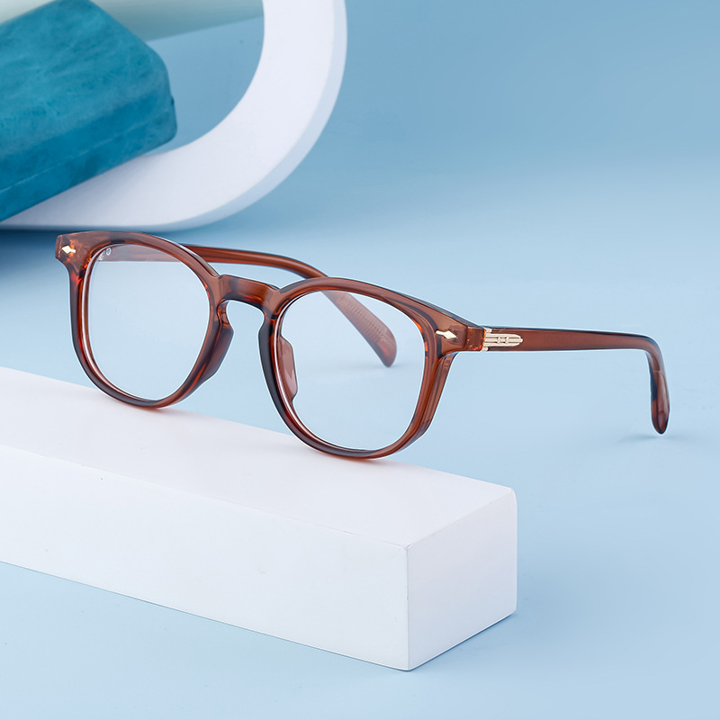 2023 new fashion round frame optical fra...