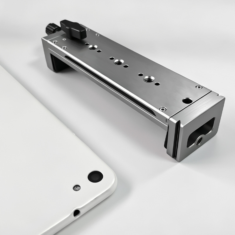 All-Metal Tablet Stand for Watching Shows, Universal Desktop Phone Holder, Live Streaming Clamp