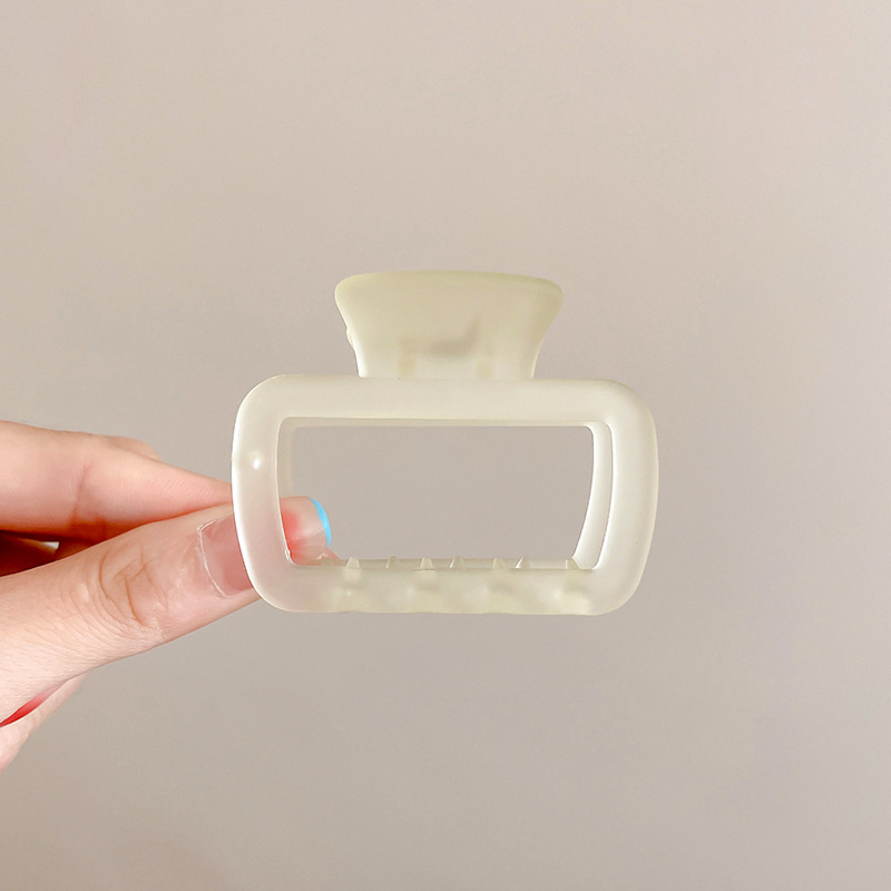 Clip de agarre, gran cantidad de cabello, horquilla esmerilada, horquilla simple, horquilla de tiburón, nuevo y exquisito tocado de alta gama, horquilla femenina