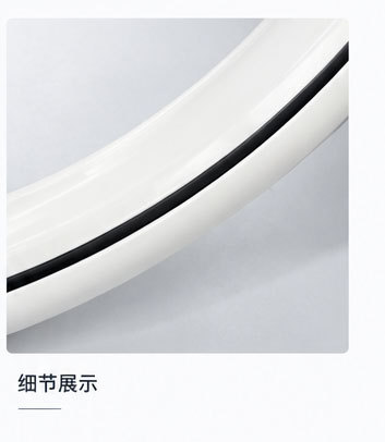 15inch White retro car steering wheel modification universal electroplated bracket ABS material racing steering
