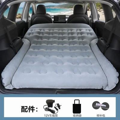 Trunk Mattress, Suv Car Backseat Vehicle-mounted inflatable bed - n-model-upgraded-and-enlarged-gray