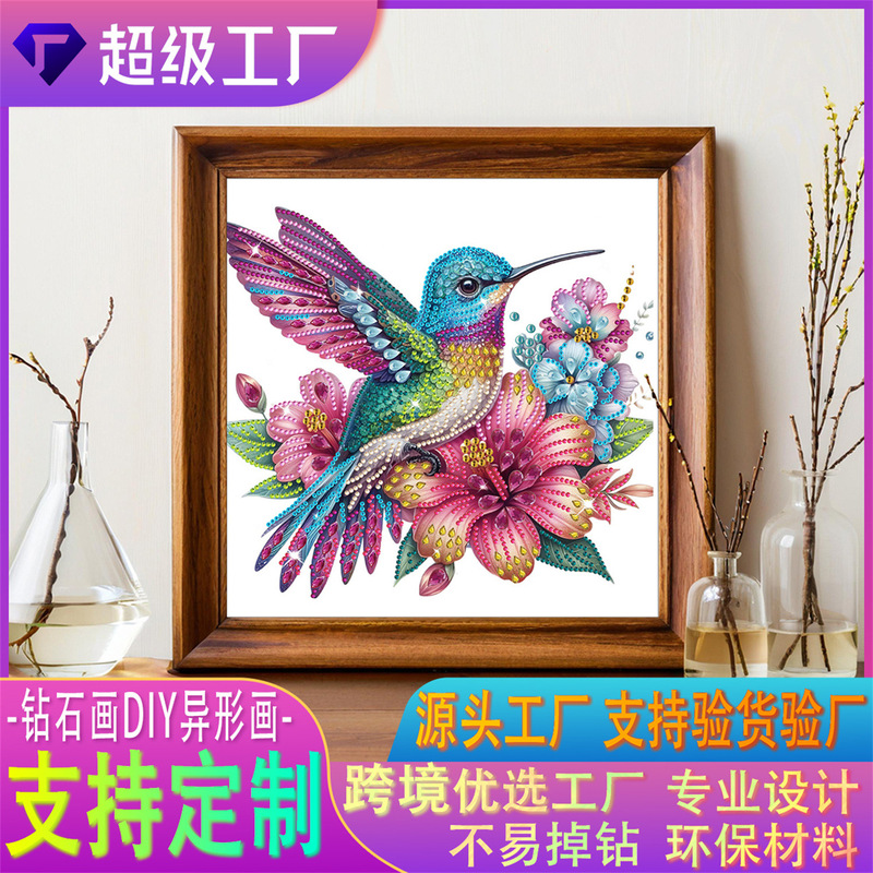 DIY Diamond Painting Landscape Unicorn Shaped Diamond Bright Diamond Hispano temu5d Cross-border Hot Selling Decorative Painting Wholesale