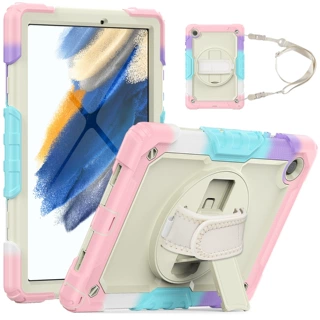 适用三星TAB A8 10.5平板套X200炫彩X205旋转支架2022全包保护壳