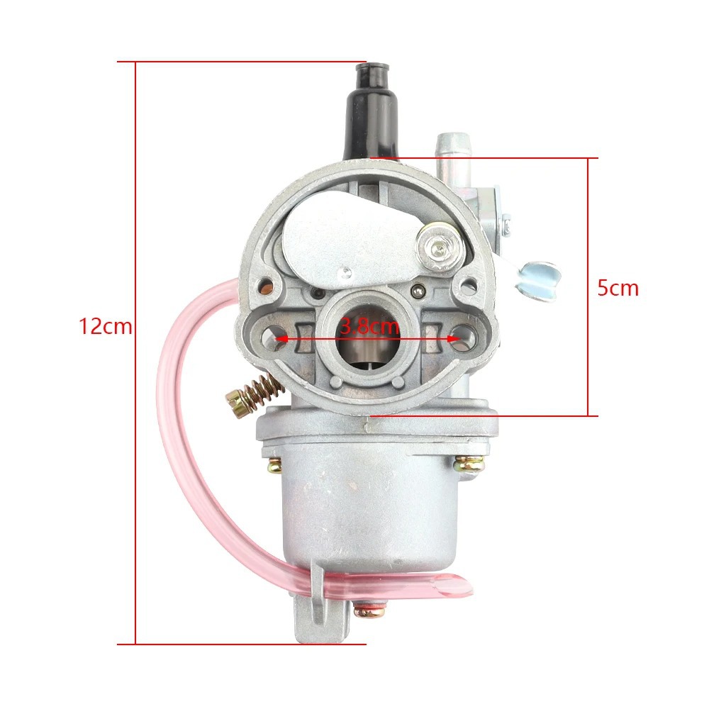 Small Displacement Carburetor Suitable for Mini Motorcycles 47Cc 49Cc 2-Stroke Engine Small Off-Road Vehicle