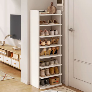 Shoe Rack simple door home small narrow new 2022 popular internet celebrity separated layer shoe cabinet storage artifact space saving