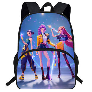 Cross-Border Hot Selling Witch Hunting Schoolbag Primary School Student Cartoon Backpack K-Pop Anime Peripheral Backpack Kidsren's Bag
