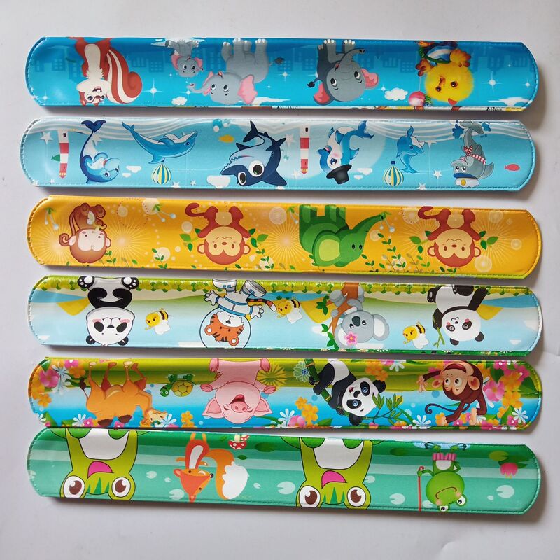 Strictly Select Animal World Pat Ring PVC Series Pat Ring Bracelet Toy Set Decoration Accessories Pat Music