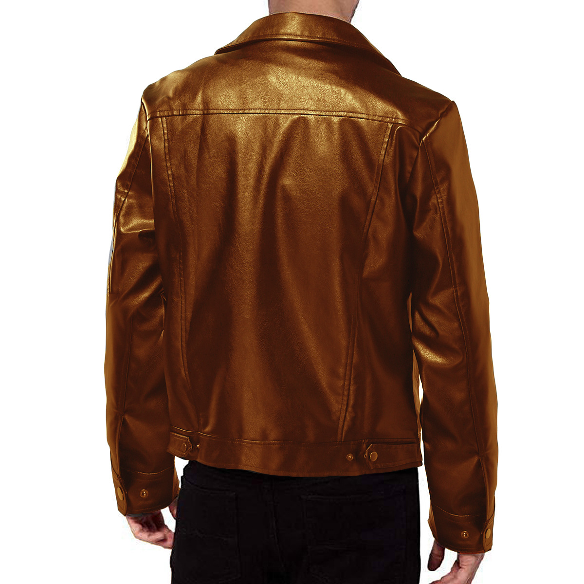 Neue PU 2024 Motorradjacke mit Lederkragen für Herren_voghion.com