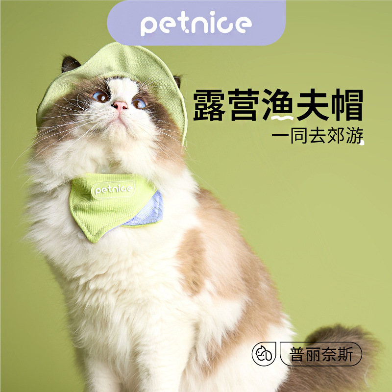 고양이 애완 동물 타액 수건 개 삼각형 스카프 귀여운 스카프 고양이 타액 포켓 귀여운 턱받이 모자 액세서리