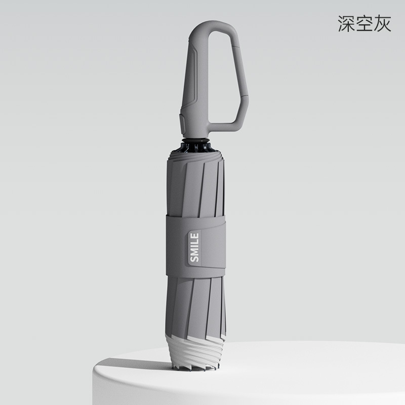 ZUODU左都全自动环扣雨伞反向大号加固加厚抗风男士商务折叠雨伞|undefined