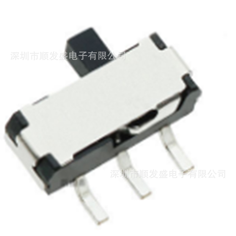 微型小拨动开关 MSK-22D27G2 卧式侧柄 侧拨 两/2档 3脚贴片 带柱