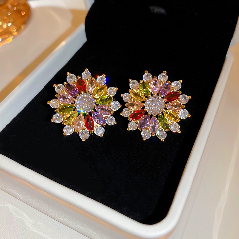 Oro real arco de perlas de aretes