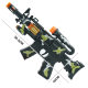 Free Shipping Bag Children's Electric Music Gun Toy Electric with Light Vibration Boys Toy Pistol Around School