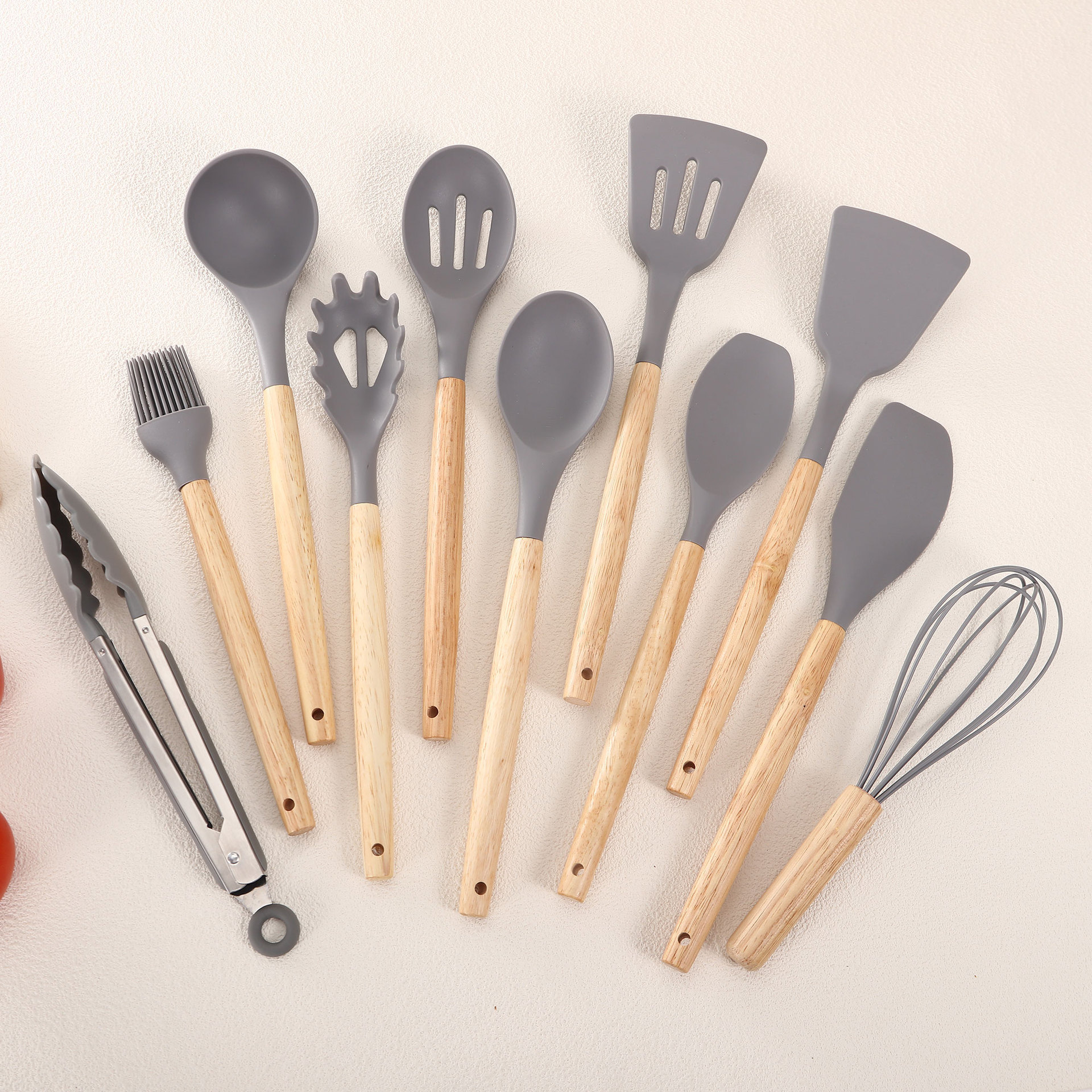 Juego de Utensilios de Cocina de 19 Piezas, Silicona y Plástico, Resistente al Calor, para Cocina image 3