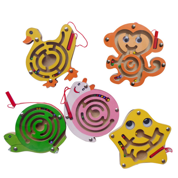Wooden magnetic toy