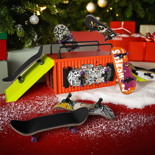 Container Storage Deformation Platform Five-layer Maple Skateboard with Bearing New Strange Toys Desktop Game Cross-border