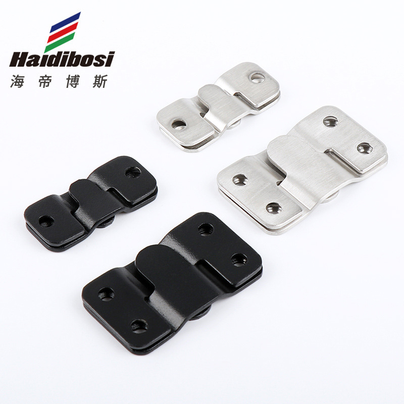 Stainless Steel Mountain-Shaped Buckle Mountain-Shaped Buckle Sofa Connector Picture Frame Hanging Piece Invisible Mother-In-Law Hidden Buckle Hook Fixed