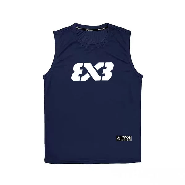 American-style basketball sports vest for men, summer loose-fitting, breathable, quick-drying, suitable for running, fitness, and training, sleeveless and trendy
